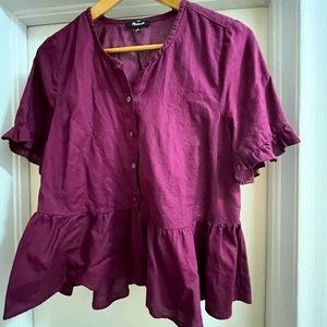 MADEWELL- Size M- Blouse